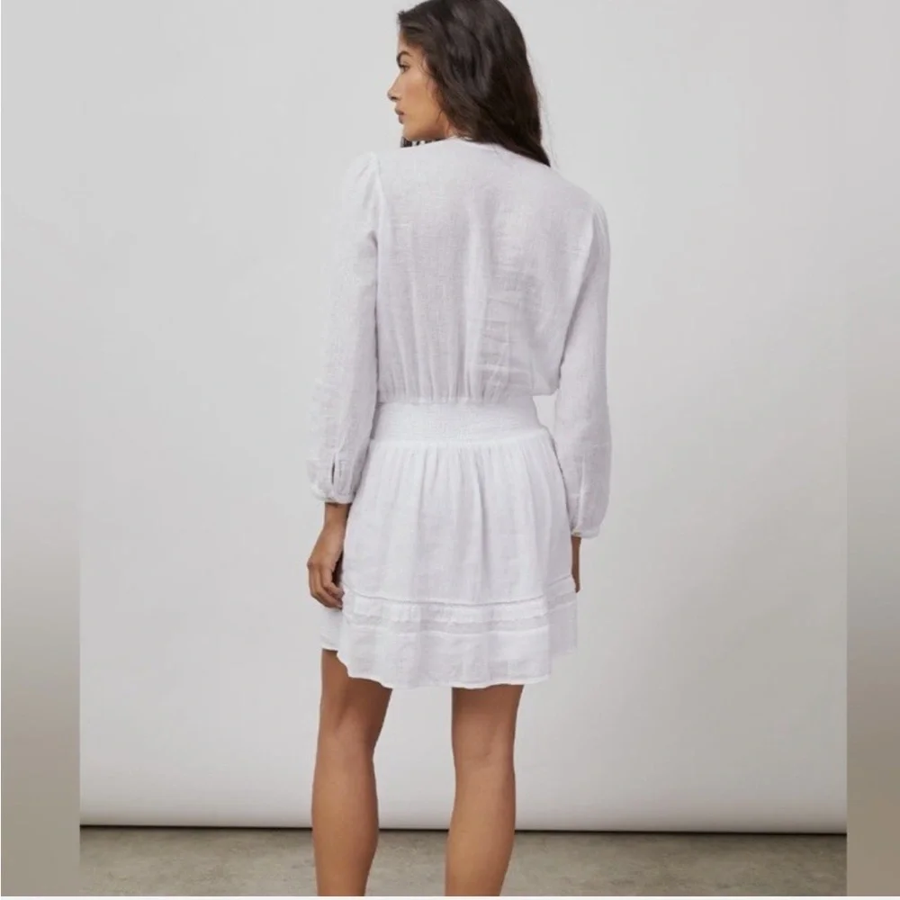 RAILS Jasmine White Lace Detail Dress - Picture 4 of 13